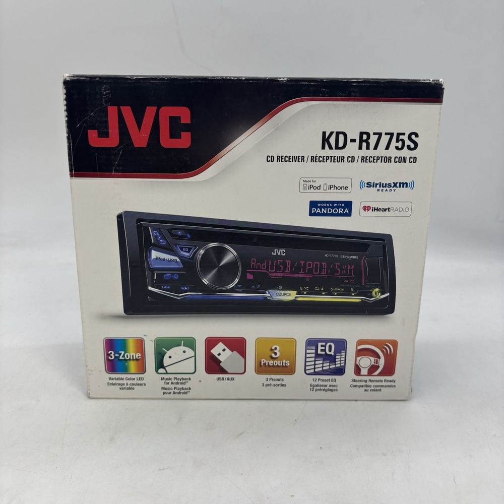 JVC KD-R775S CD RECEIVER Automotive Remote Control New In Box